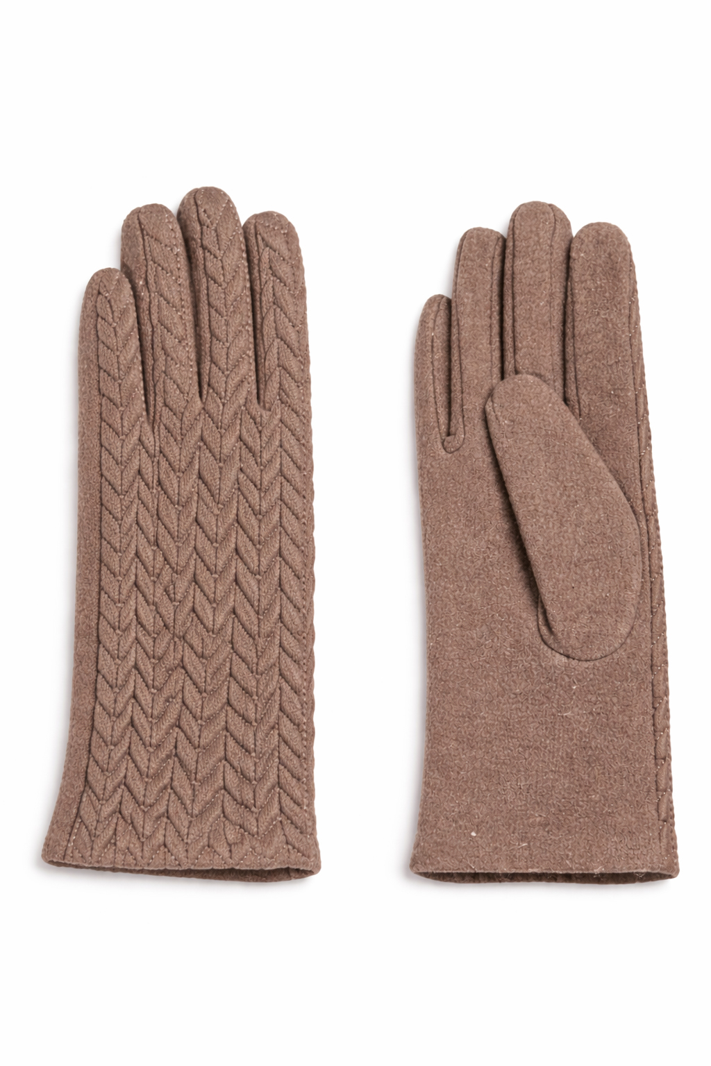 GUANTO TESSUTO TINA UNITA,100%PL ,MADE IN PRC                        - TAUPE